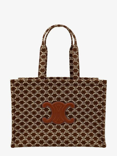 Large Cabas Thais Tote Bag Brown - CELINE - BALAAN 1