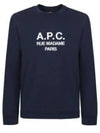 Rufus Logo Embroidery Sweatshirt Navy - A.P.C. - BALAAN 2