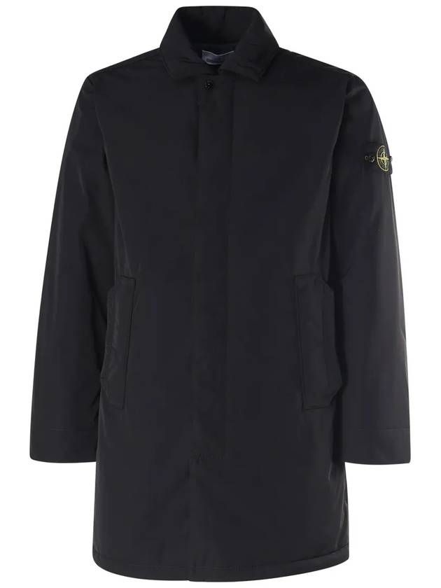 Micro Twill Single Coat Black - STONE ISLAND - BALAAN 2