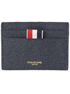 Men's Pebble Diagonal Stripe Card Wallet Navy - THOM BROWNE - BALAAN 2