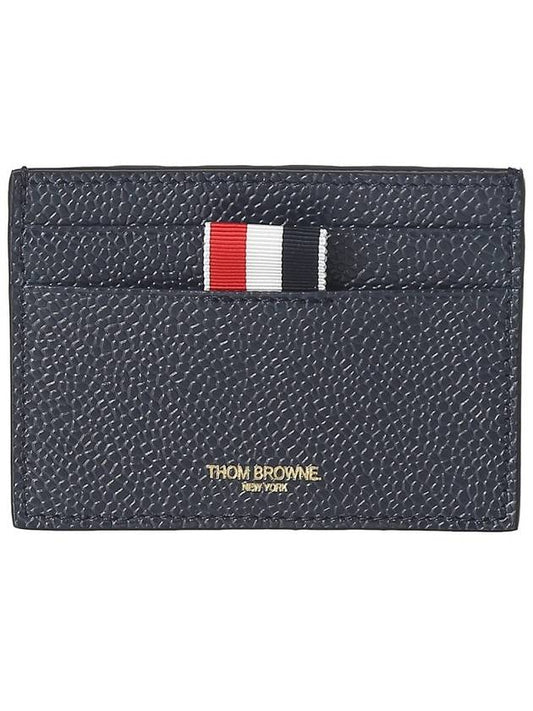 Men's Pebble Diagonal Stripe Card Wallet Navy - THOM BROWNE - BALAAN 2