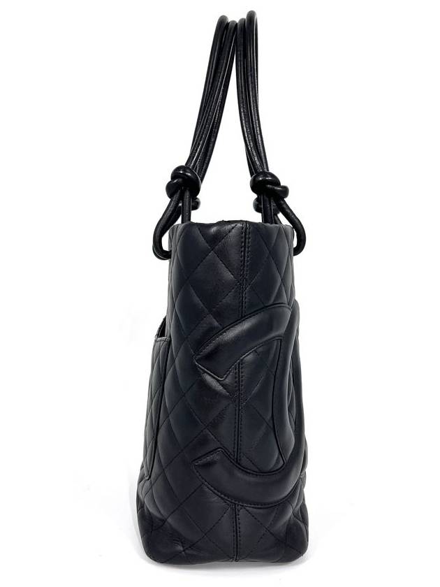 Cambon tote bag black - CHANEL - BALAAN 3