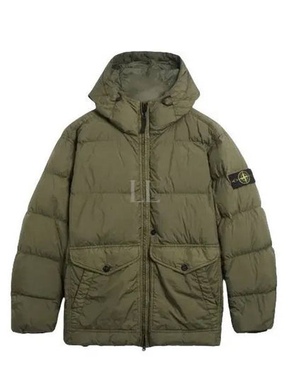 Crinkle Reps Re-Nylon Down Padding Green - STONE ISLAND - BALAAN 2