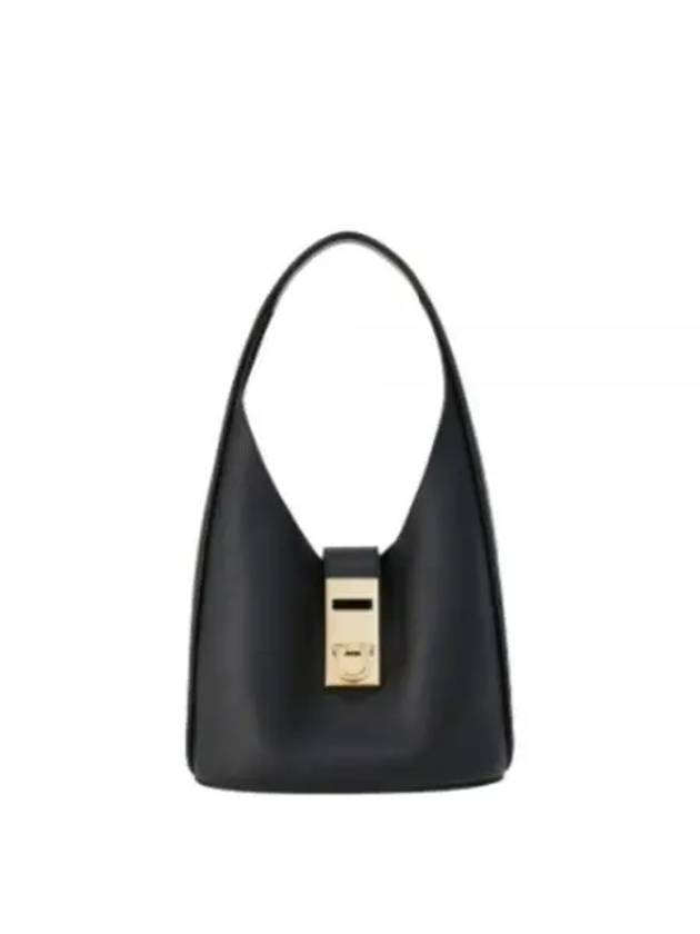 Buckle Hobo Shoulder Bag Black - SALVATORE FERRAGAMO - BALAAN 2