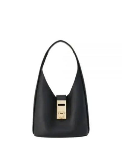 Buckle Hobo Shoulder Bag Black - SALVATORE FERRAGAMO - BALAAN 2