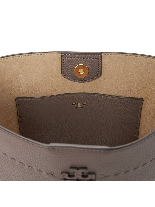 McGraw Logo Bucket Bag Grey - TORY BURCH - BALAAN 11