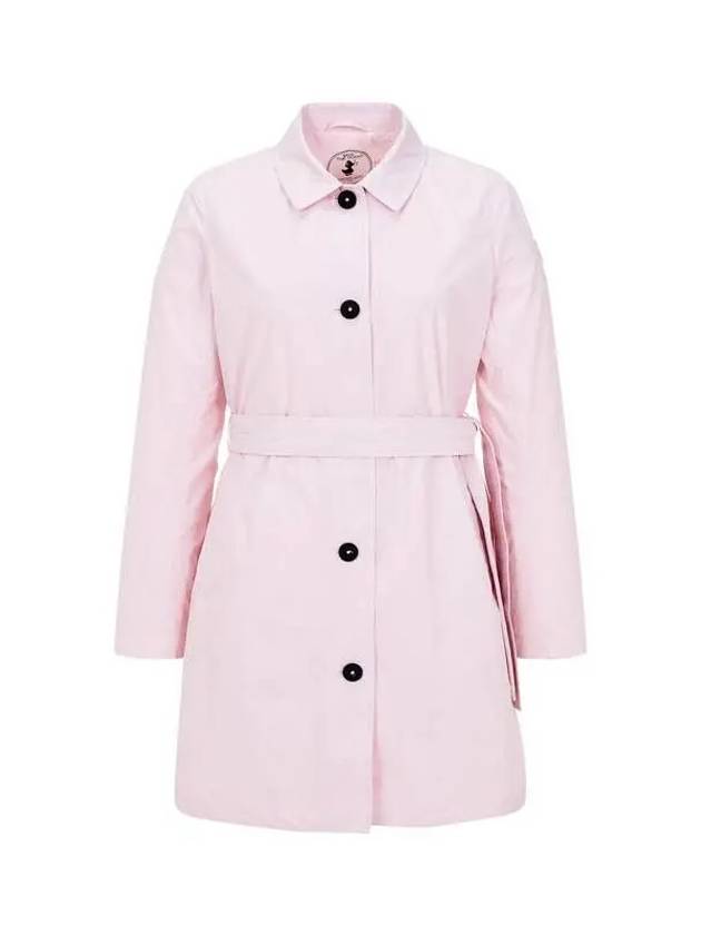 HATTIE long collar jacket pink - SAVE THE DUCK - BALAAN 1