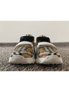 Check Velcro Cotton Canvas Sneakers 40 5 - BURBERRY - BALAAN 3