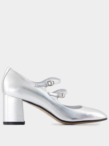 Alice Pumps - Carel - Leather - Silver - CAREL - BALAAN 1