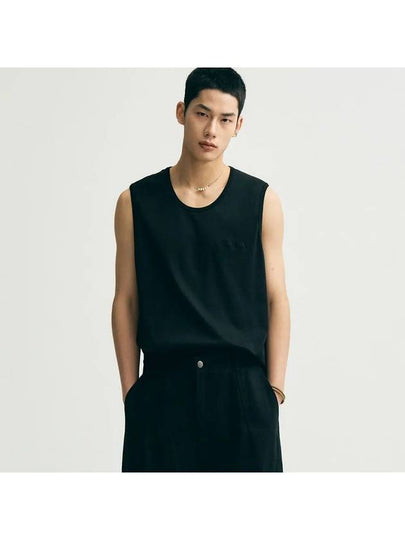 Cotton Regular Sleeveless Black - NOIRER - BALAAN 2