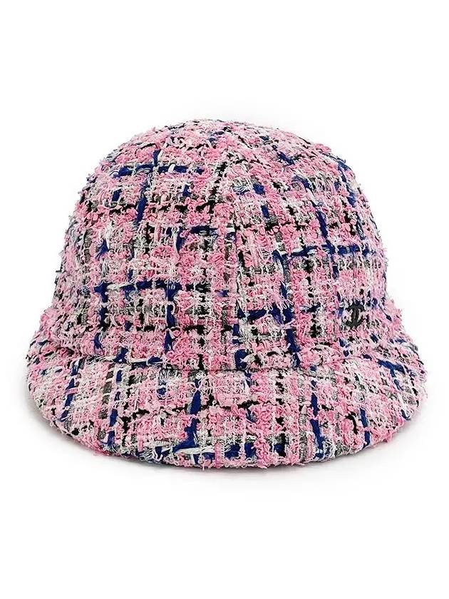 Cotton Tweed Cap S Pink 3ET1404 - CHANEL - BALAAN 1