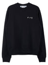 Hands Off Logo Sweatshirt Sweatshirt Black - OFF WHITE - BALAAN 2