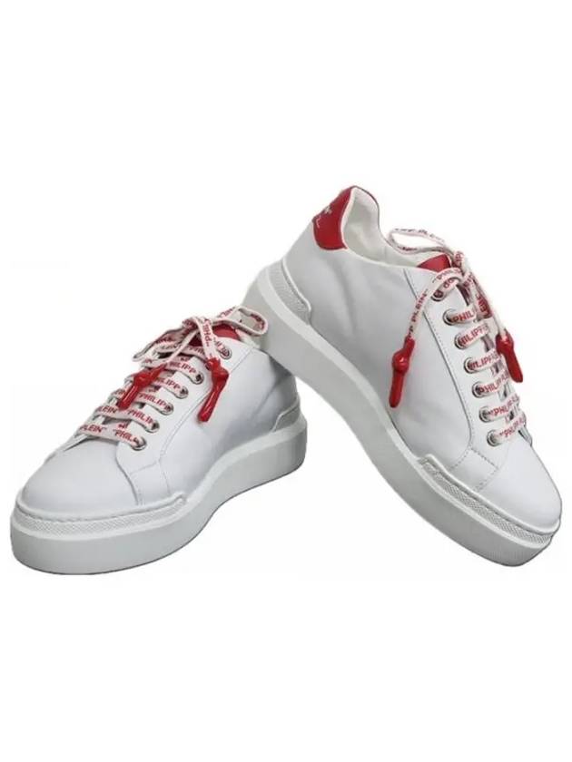 Philipp Plein WSC1201 PLE025N 0113 Sneakers White Red - PHILIPPE MODEL - BALAAN 3