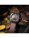 ProTrek Compass Altimeter Tough Solar Flame Retardant Leather Band Mountaineering Electronic Wristwatch - CASIO - BALAAN 2