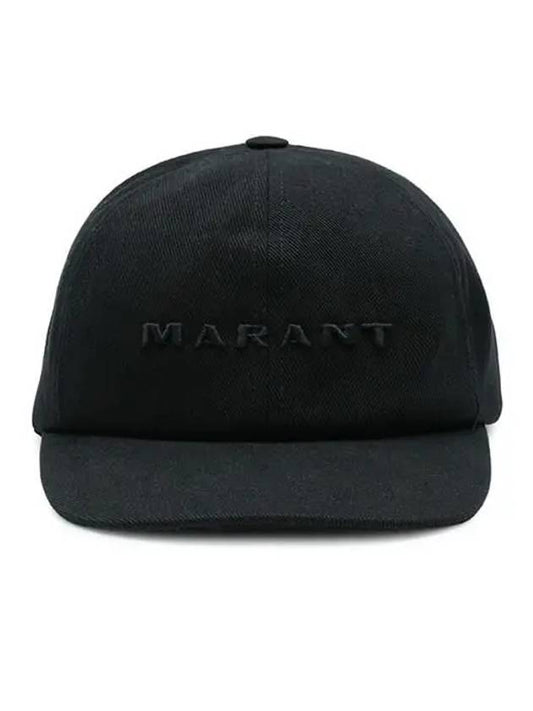 Tyron Embroidered Logo Ball Cap Black - ISABEL MARANT - BALAAN 2