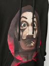 Men's Dali Mask Crew Neck Black Hood NUW20279 009 - IH NOM UH NIT - BALAAN 2