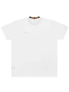 Men's Striped Neck Short Sleeve T-Shirt White - BURBERRY - BALAAN 8