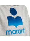 13th Anniversary Mansell Logo Brushed Hoodie SW0031 22P048E 02GY - ISABEL MARANT - BALAAN 4