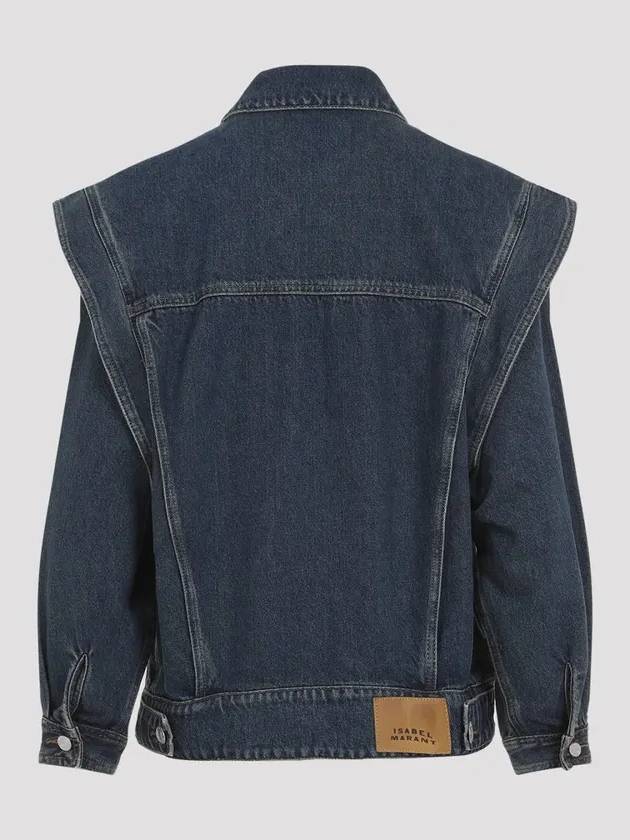 Hamon Denim Jacket Faded Blue - ISABEL MARANT - BALAAN 3