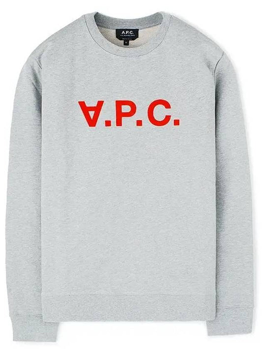 VPC Logo Crew Neck Sweatshirt Grey - A.P.C. - BALAAN 2