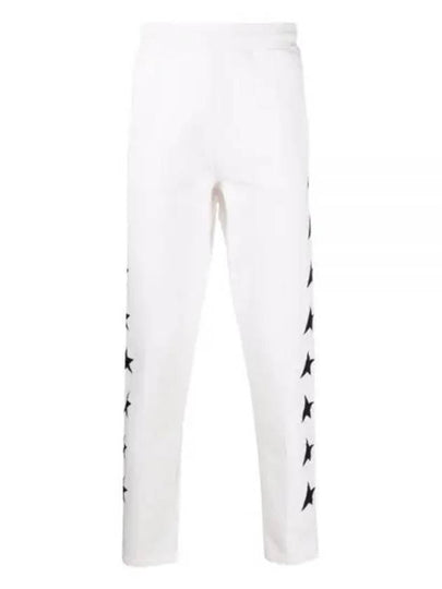 Men's Star Track Pants White - GOLDEN GOOSE - BALAAN 2