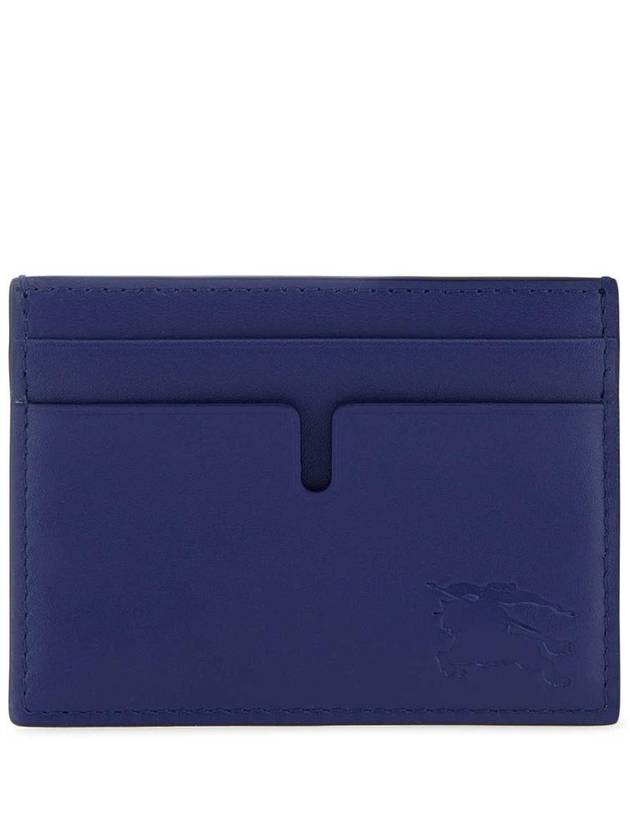 EKD Leather Card Wallet Blue - BURBERRY - BALAAN 2