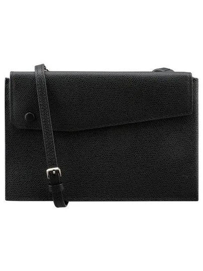 Pocket Slim Cross Bag Black - VALEXTRA - BALAAN 2