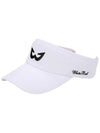 Golf Wear Simple Golf Sun Cap WB21SUMC04WH White - WHITEBALL - BALAAN 3