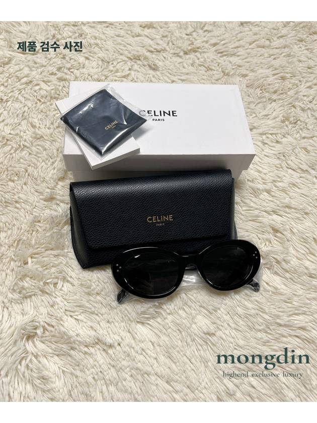 Eyewear Cat Eye Acetate Sunglasses Black - CELINE - BALAAN 6