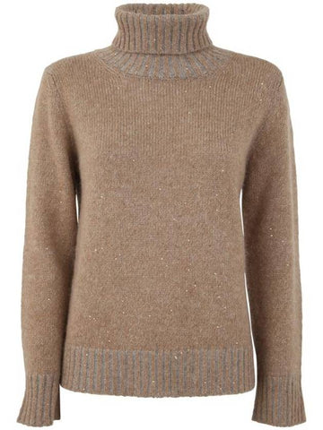 Turtleneck MAD213F058 H627 VR2 CAMEL - FABIANA FILIPPI - BALAAN 1