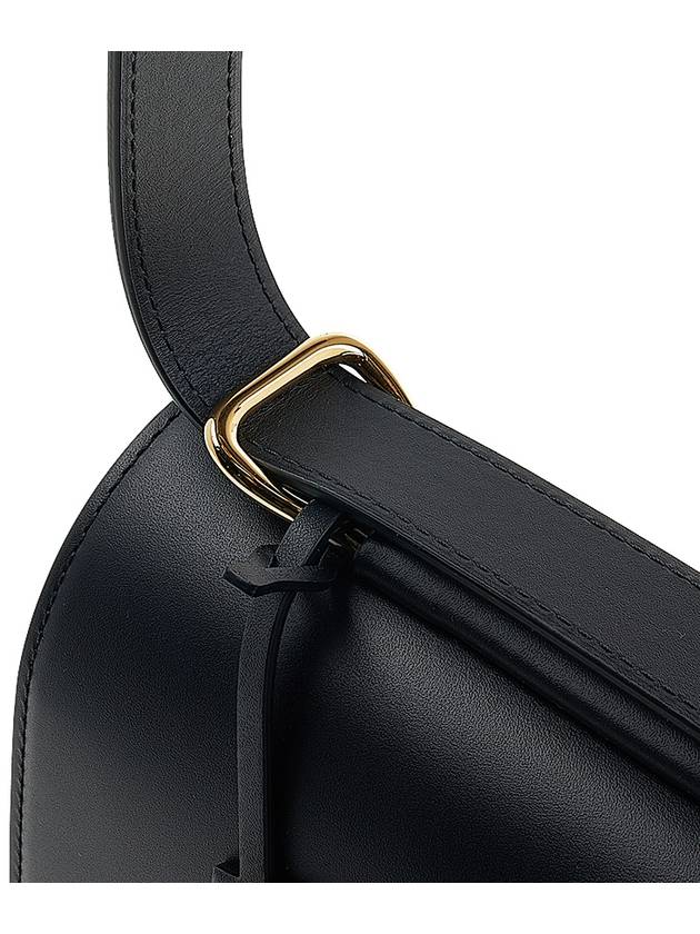 Lingot Olen Calf Leather Shoulder Bag Black - DELVAUX - BALAAN 8