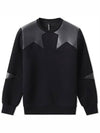 Star Panel Sweatshirt PBJS191C E519C 01 - NEIL BARRETT - BALAAN 1