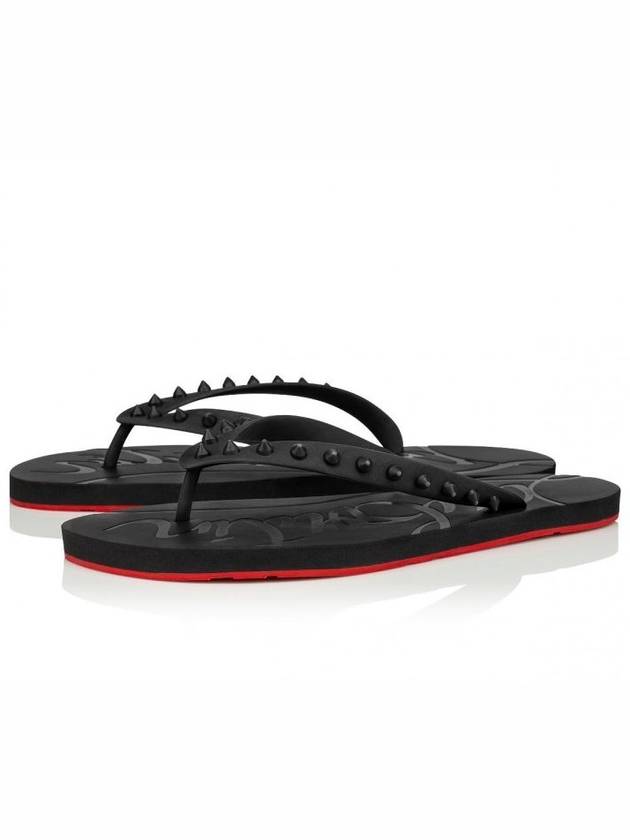 Ruby Flip Flops Black - CHRISTIAN LOUBOUTIN - BALAAN.