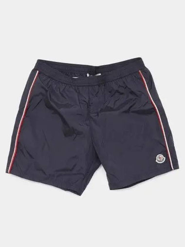 Monkle Kids Three Stripe Lining Patch Logo Swim Boys Pants 2C00009 53326 742 10A 270876 1044189 - MONCLER - BALAAN 1