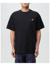 SN Carhartt WIP Black american script t shirt I029956 89XX - CARHARTT WIP - BALAAN 4