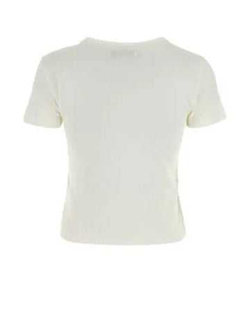 White Cotton Giselle T Shirt GISELETSHIRT 270246 1147363 - GIMAGUAS - BALAAN 1