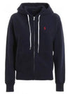 Embroidered Logo Zip Up Hoodie Navy - POLO RALPH LAUREN - BALAAN 2