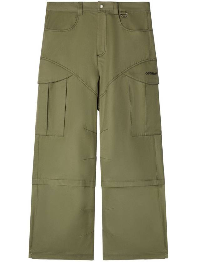 Cargo straight pants army green - OFF WHITE - BALAAN 2