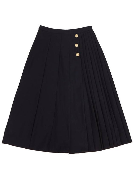 61060439650 RENNA 001 Women s Wool Long Skirt - MAX MARA - BALAAN 1