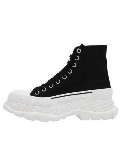 Tread Slick High Top Sneakers White Black - ALEXANDER MCQUEEN - BALAAN 2