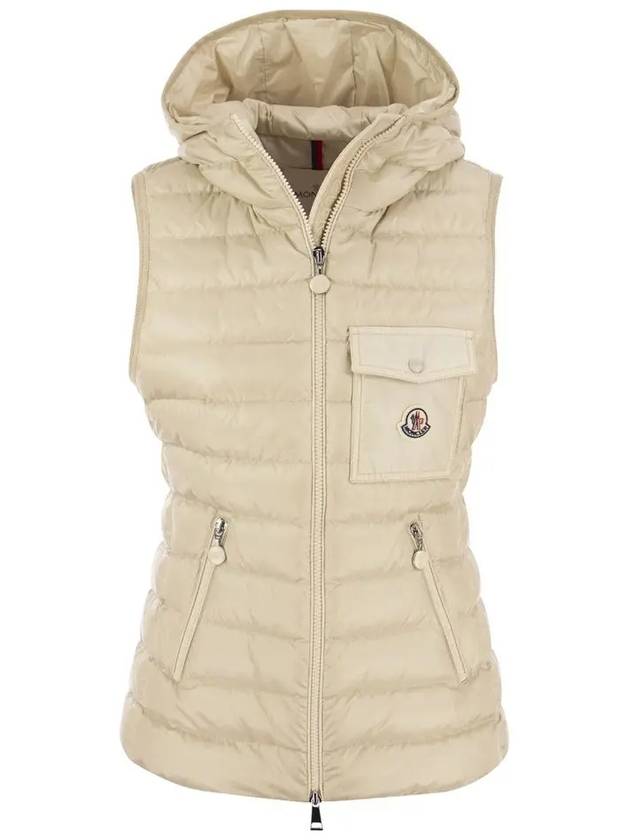 Glygos Down Vest Beige - MONCLER - BALAAN 2