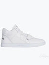 CT02 Trainer Scratch Calfskin High Top Sneaker Optic White - CELINE - BALAAN 2