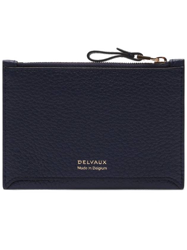 Pin D Small Taurillon Soft Grain Leather Pouch Bag Night Sky - DELVAUX - BALAAN 5