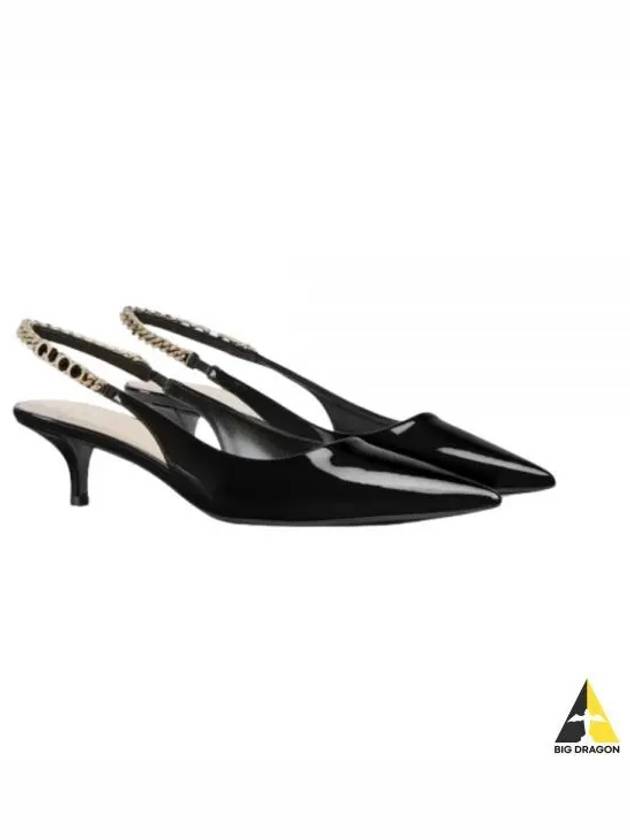 Signoria Slingback Heels Black - GUCCI - BALAAN 2