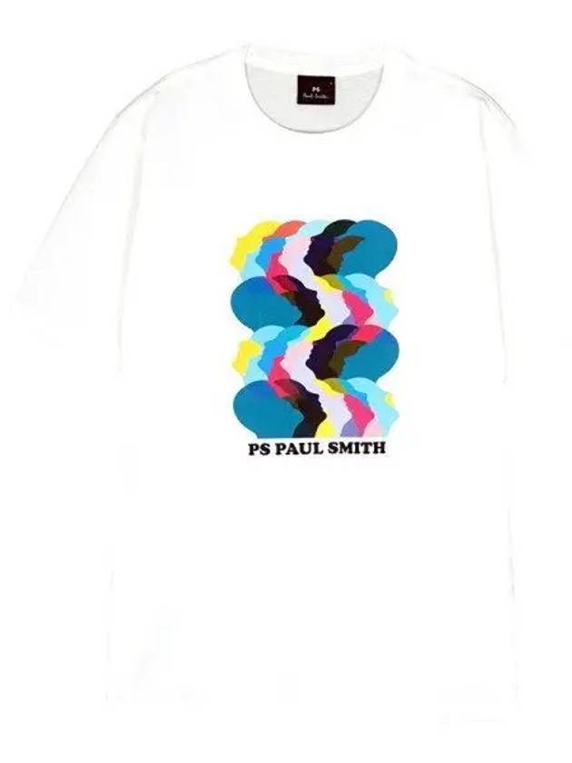 Graphic Short Sleeve T Shirt M2R 011R MP4450 01 - PAUL SMITH - BALAAN 2