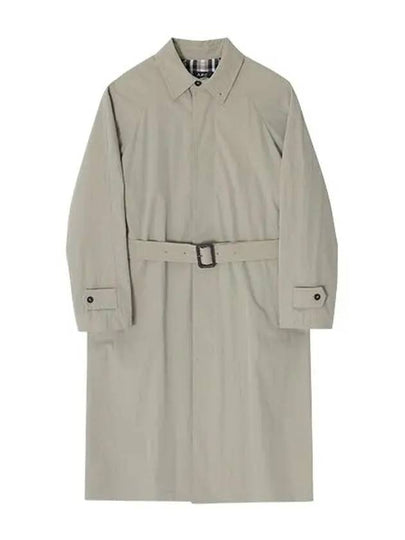 Garance Belt Single Trench Coat Putty - A.P.C. - BALAAN 2