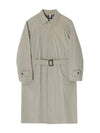 Garance Belt Single Trench Coat Putty - A.P.C. - BALAAN 3