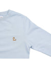 Chillax Patch Regular Sweatshirt Sky Blue - MAISON KITSUNE - BALAAN 5