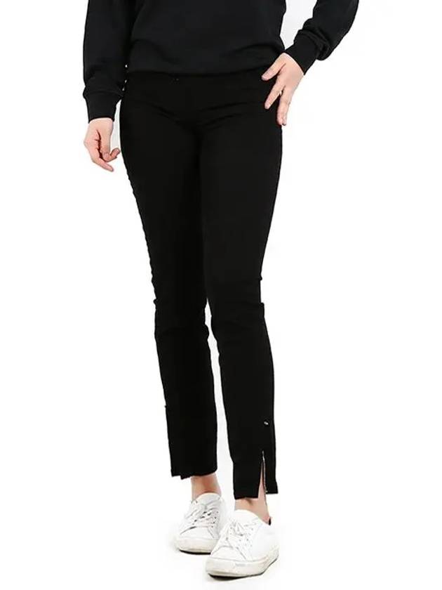 J Brand CROPPED ZIP Zipper crop skinny black 83520K120 - J BRAND - BALAAN 4