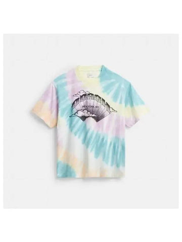 Tie dye crewneck t shirt CT750 SL4 - COACH - BALAAN 1